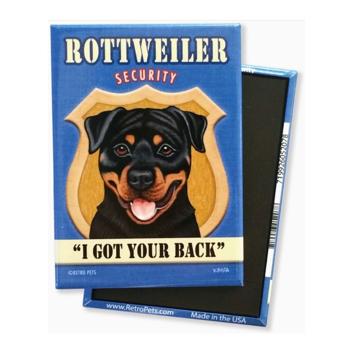 Rottweiler Security Magnet