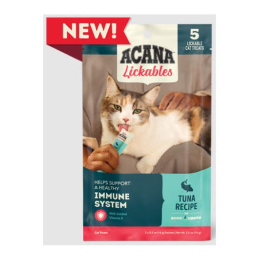 Acana Lickables Tuna 2.5 oz (5 x .5oz sachets)