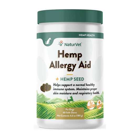 NaturVet Hemp Allergy Aid 60ct