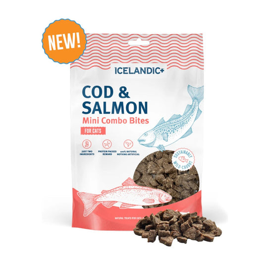 Icelandic Cat Cod & Salmon Mini Bites 1.7oz