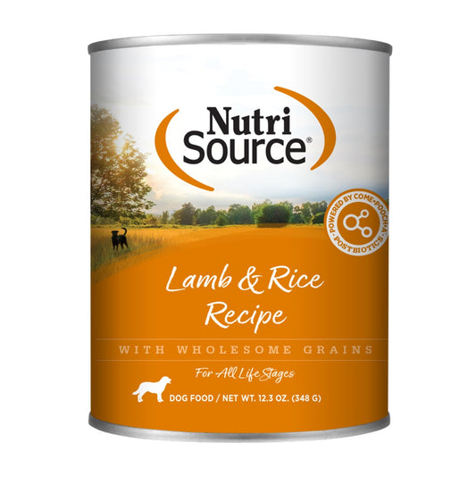 NutriSource Lamb/Rice Can 12.3oz