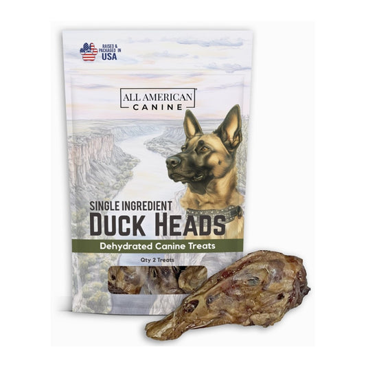 All American Canine Duck Heads 2ct