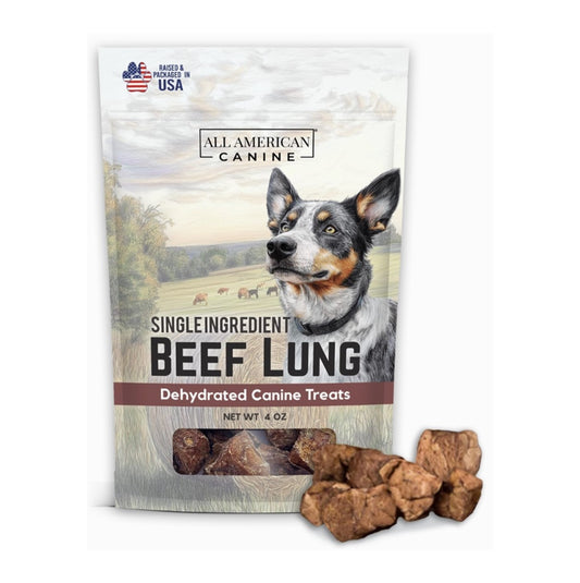 All American Canine Beef Lung 2oz
