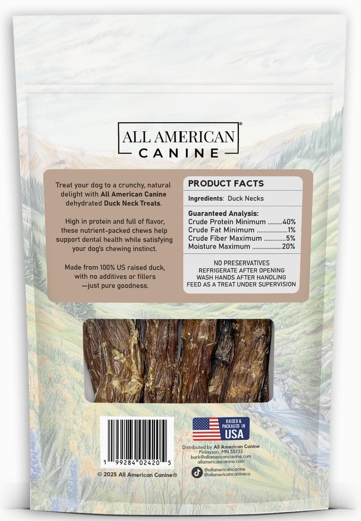 All American Canine Duck Necks 2ct.