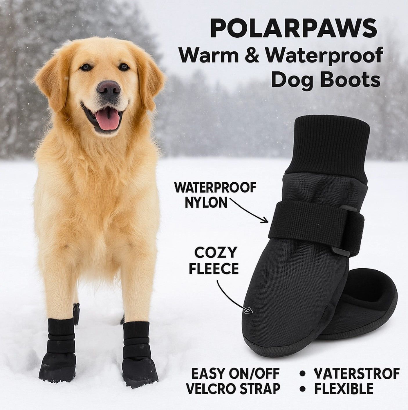 Not Sold Online - PolarPaws Soft Sole - Description Only