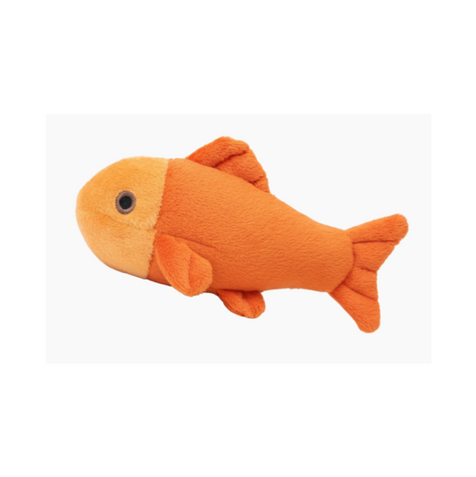 Fluff & Tuff Goldie the Guppy 4in Squeakerless