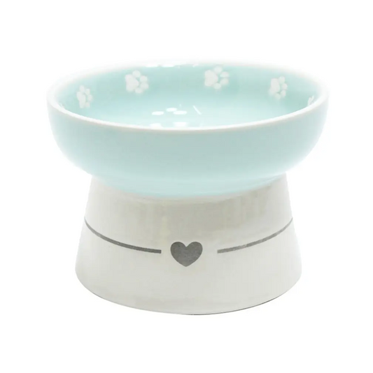 Heart Ring Blie Pedestal Bowl