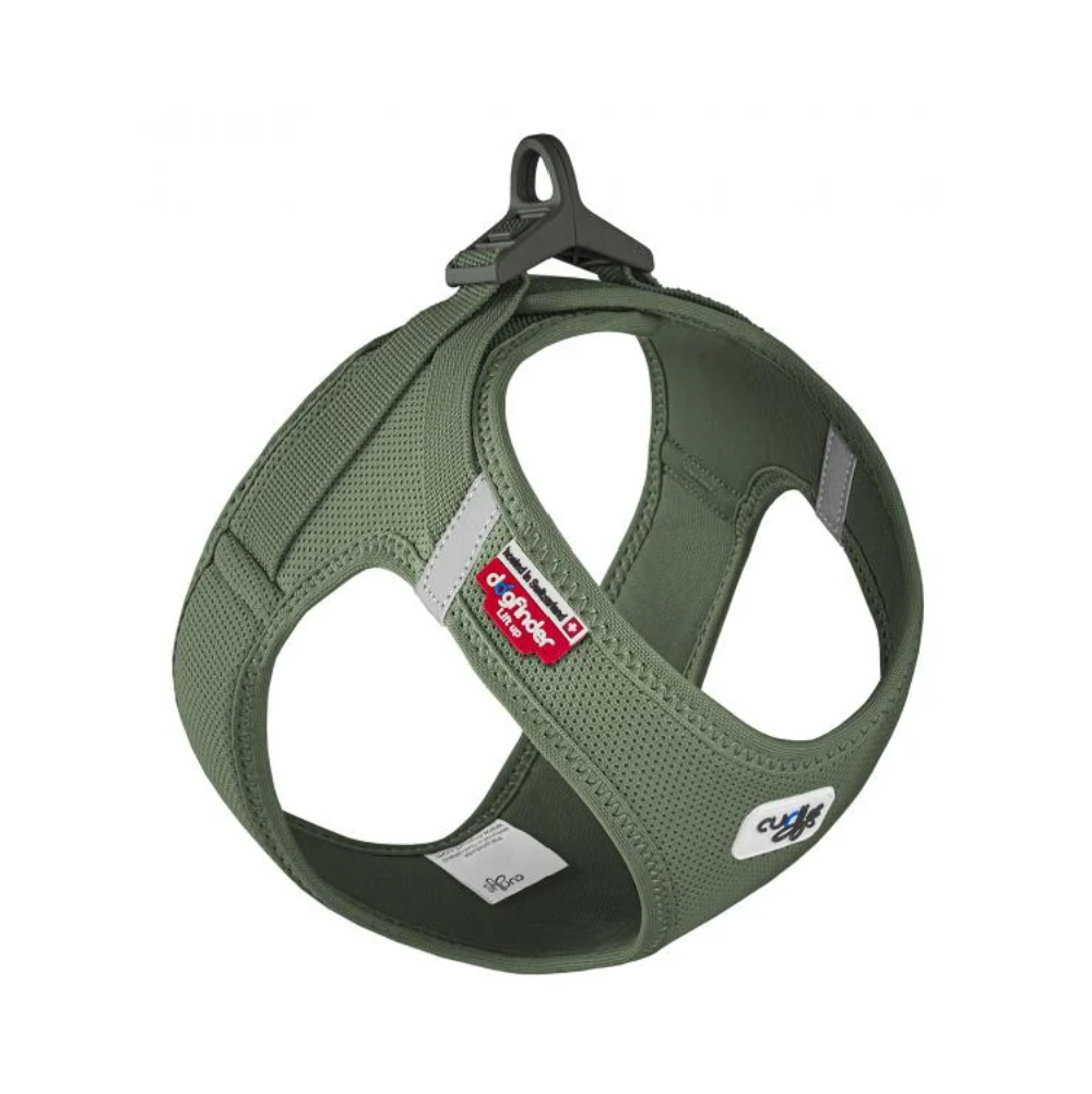 Curli Air-Mesh w/Curli Clasp Harness Moss
