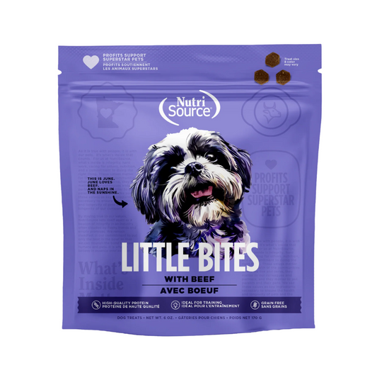 NutriSource Little Bites Beef Grain-Free 6oz
