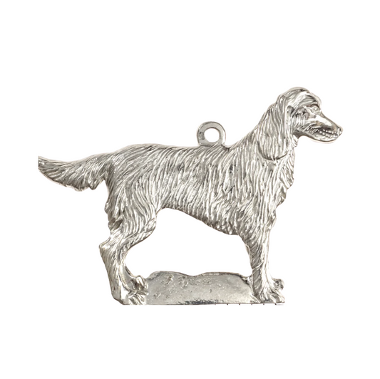 Irish Setter Pewter Orn - Disc