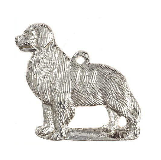 Golden Retriver Pewter Orn. - Disc