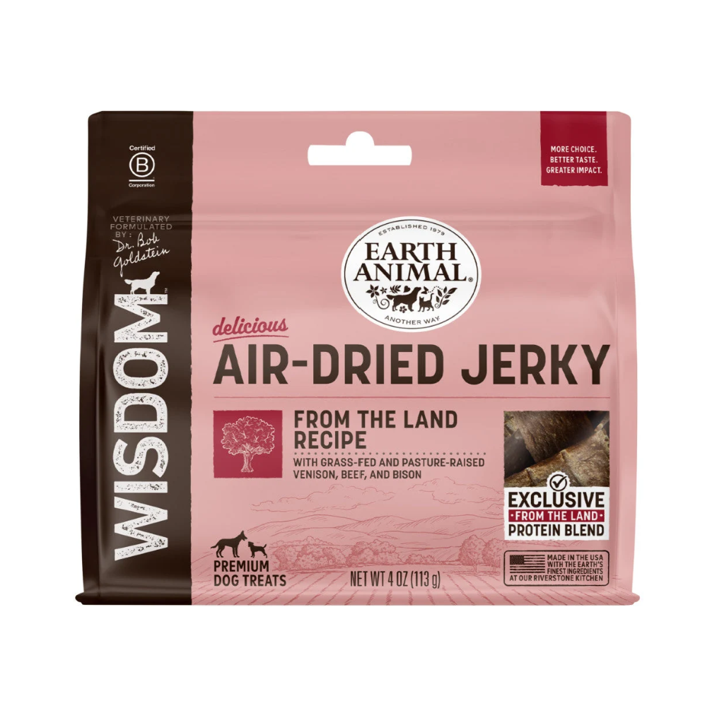 Earth Animal Wisdom Jerky - From the Land 4oz