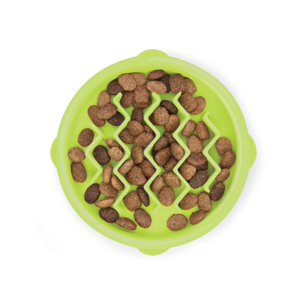 Petstages Kitty Slow Feeder - Green