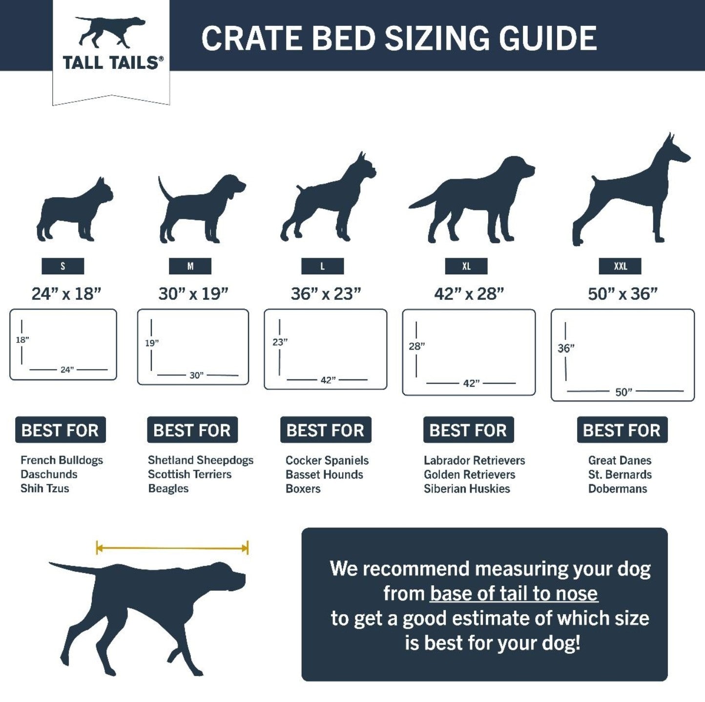 Tall Tails Dream Chaser Crate Bed