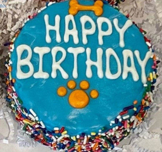 Birthday Cake with Sprinkles 4"