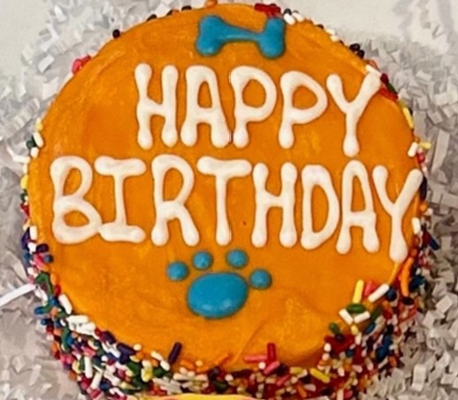 Birthday Cake with Sprinkles 4"