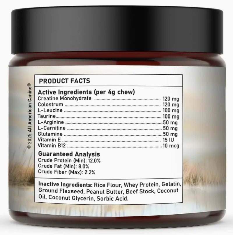 All American Canine Weight Gainer Chews 60ct