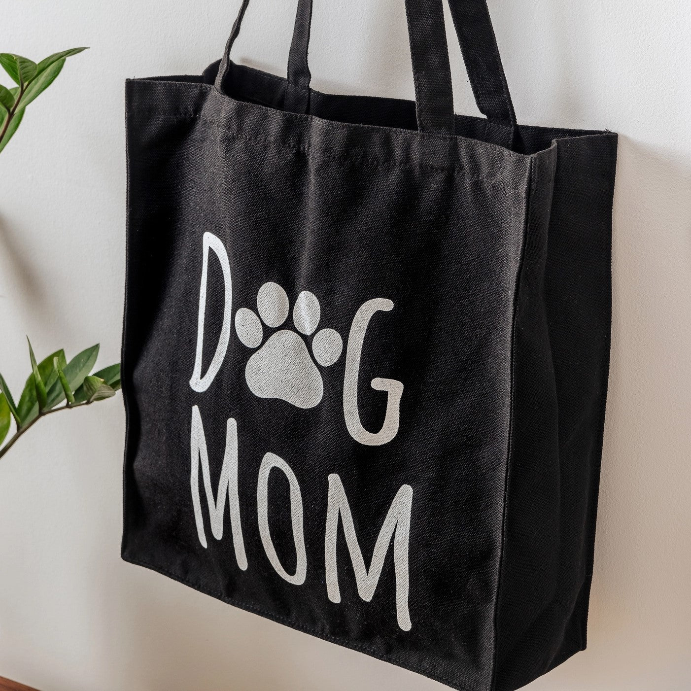 Dog Mom Tote - Black