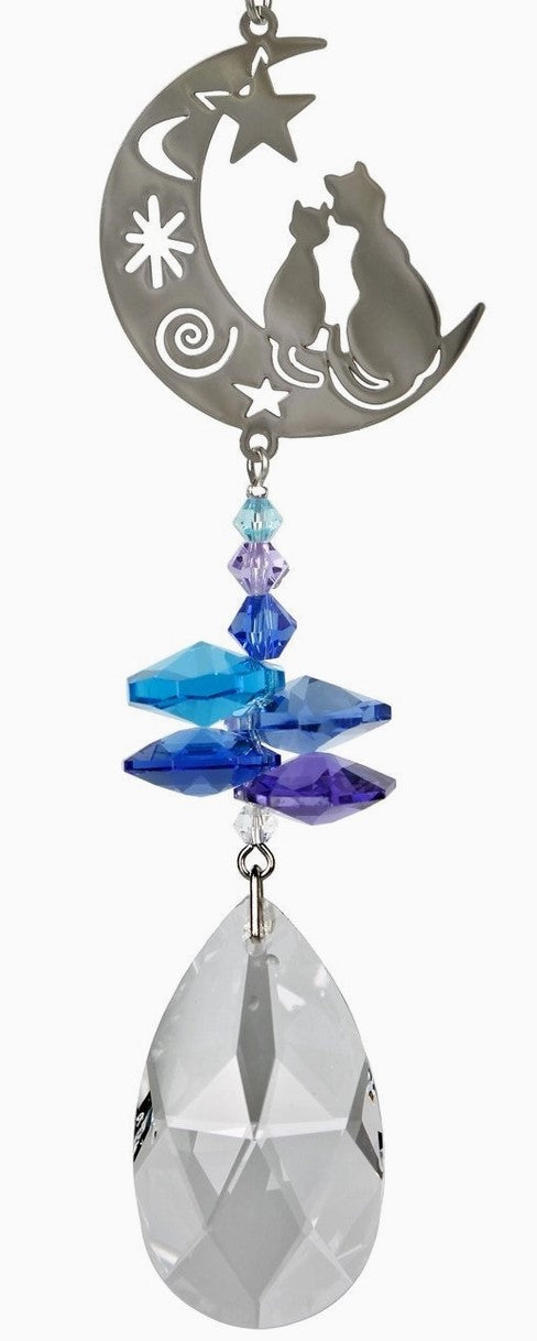 Crystal Fantasy Cats Sun Catcher