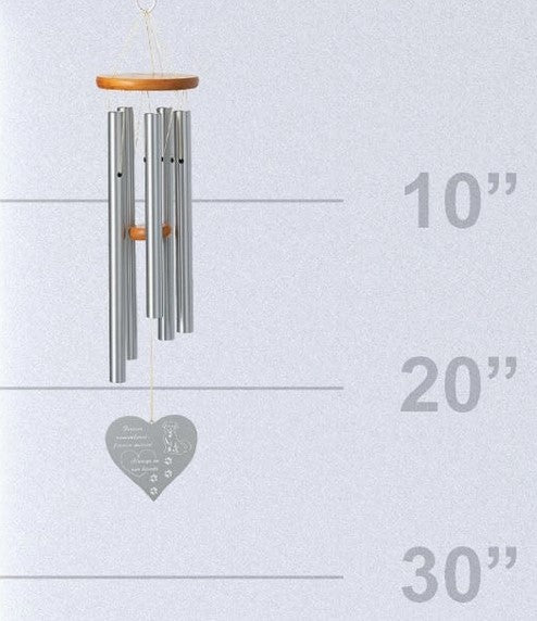 Chimes of Remembrance - Forever Heart, Dog