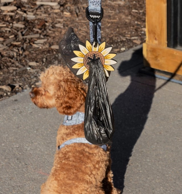 WW Sunflower Used Waste Bag Holder