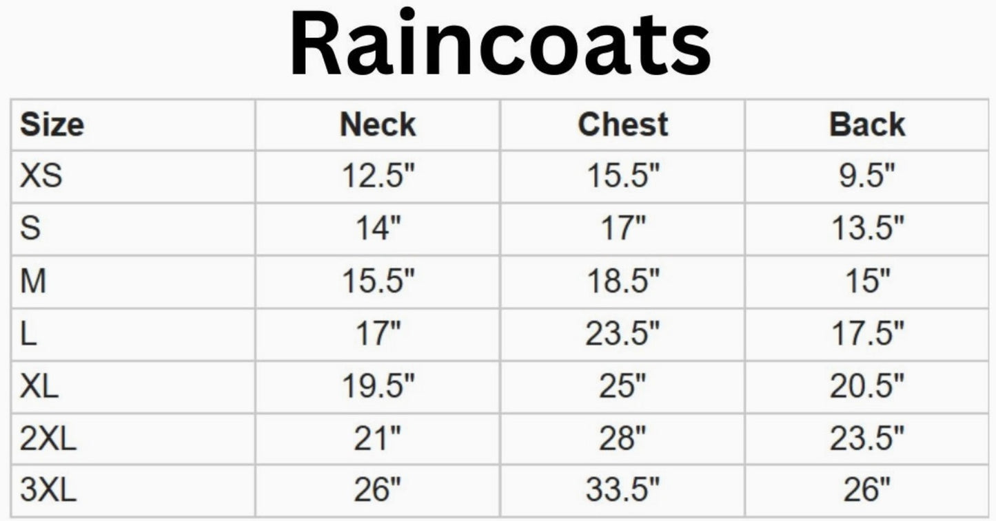 Doggie Design Packable Raincoat Red