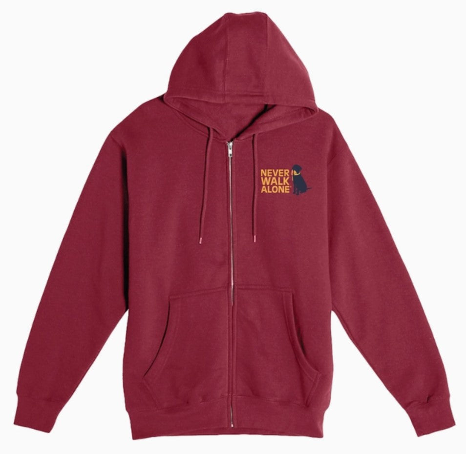 Never Walk Alone Zip Hoodie