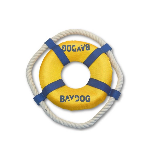 BayDog Fetch Ring Yellow 14in.