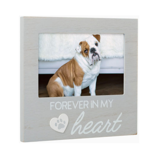 Forever in My Heart Memorial Frame - Gray