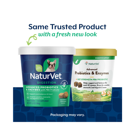 NaturVet Advanced Probiotics & Enzymes 70ct