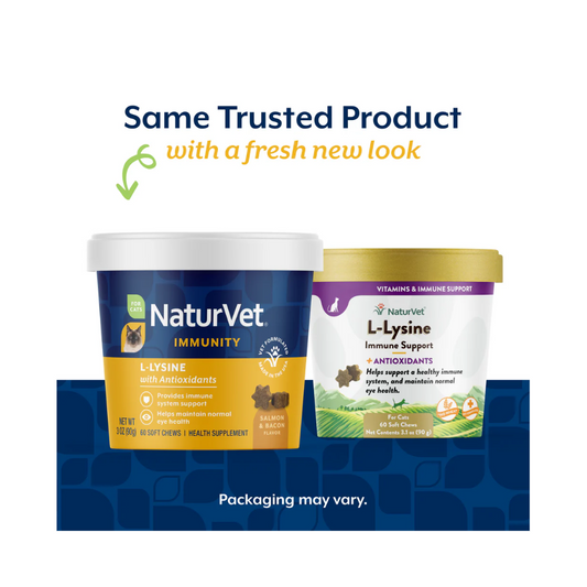 NaturVet Cat L-Lysine Immune 60ct