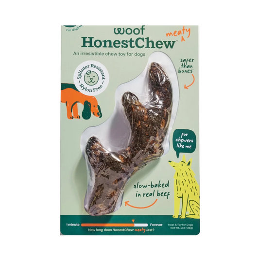 Woof HonestChew Meaty Antler Bone