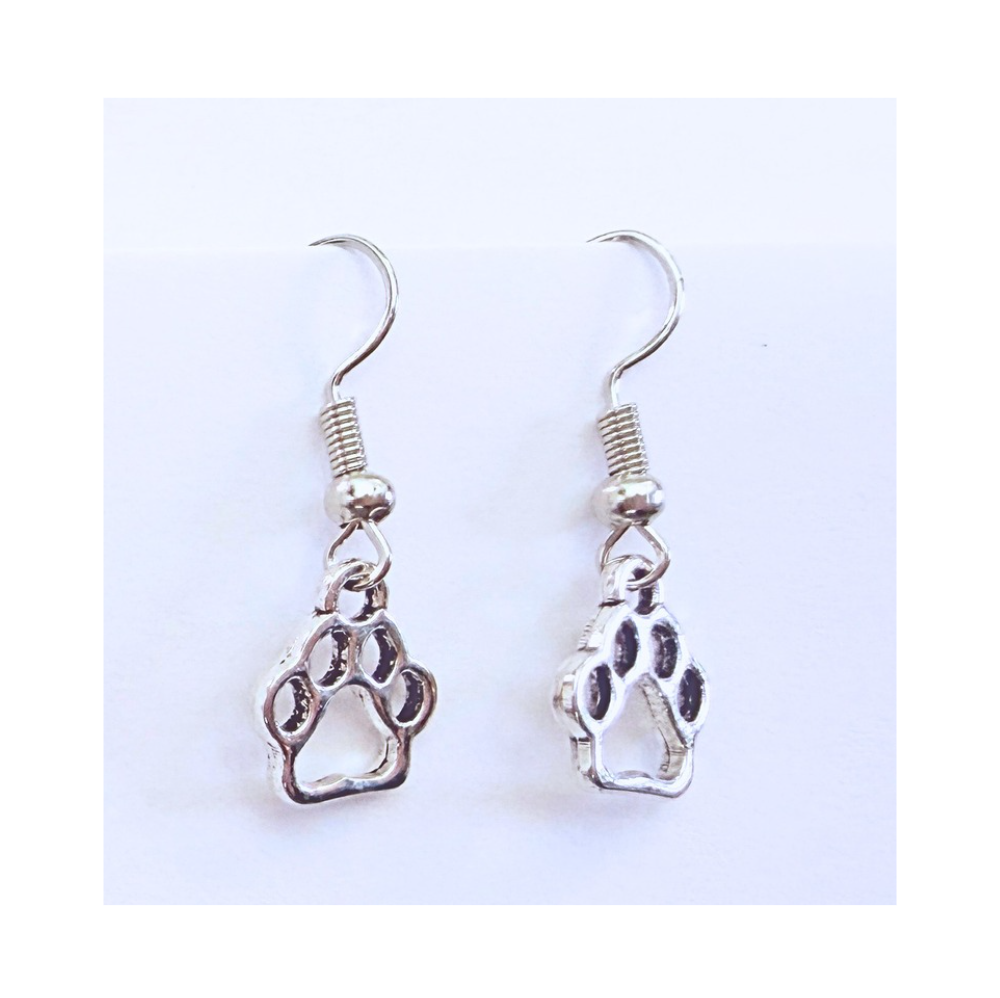 Fido's Paw Print Earrings