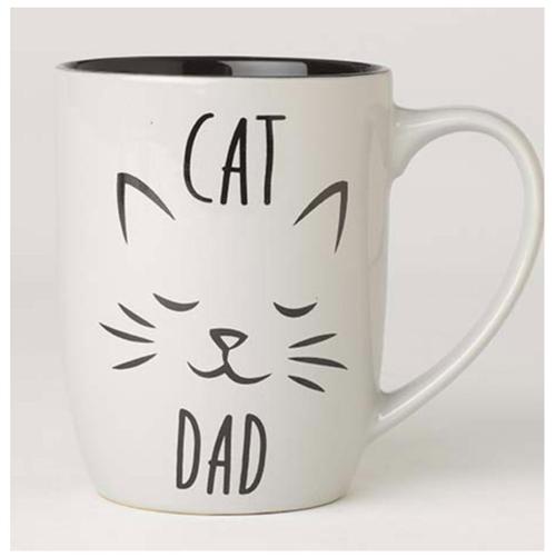 Cat Dad Mug 24oz Gray -Petrageous