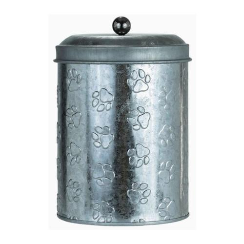 Puppy Paws Galvanized Canister S