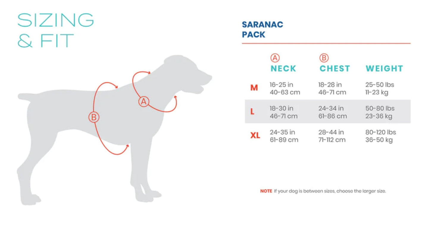 BayDog Saranac Pack - Blue or Black