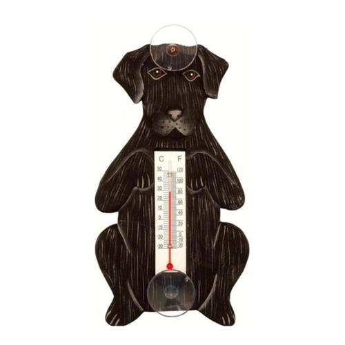 Begging Black Dog Thermometer