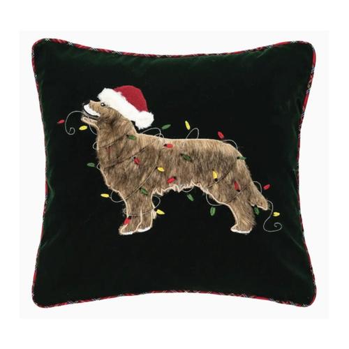 Dog with Lights Pillow