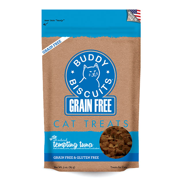 Buddy Biscuits Cat Tuna Grain-Free 3oz