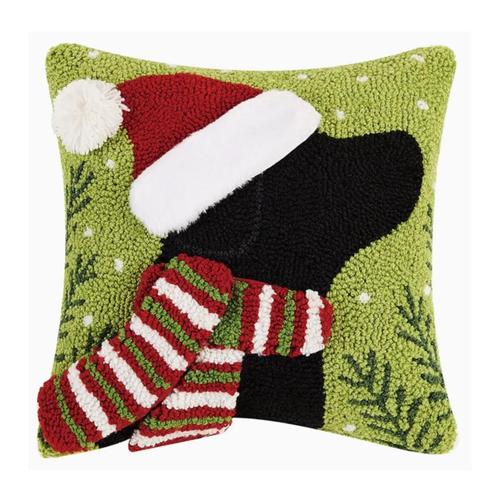 3D Christmas Lab Pillow -Disc.