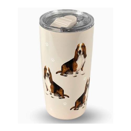 E&S Basset Hound 20oz Tumbler