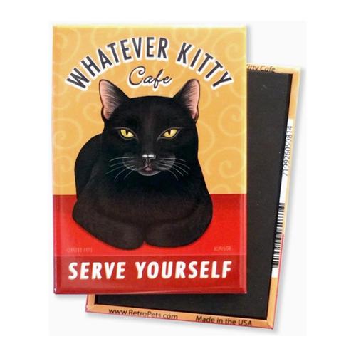 Whatever Kitty (Black Cat) Magnet