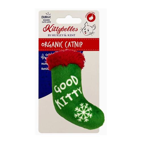 Huxley & Kent Holiday Good/Bad Kitty Stocking 4"