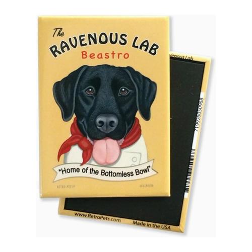 Ravenous Lab Magnet