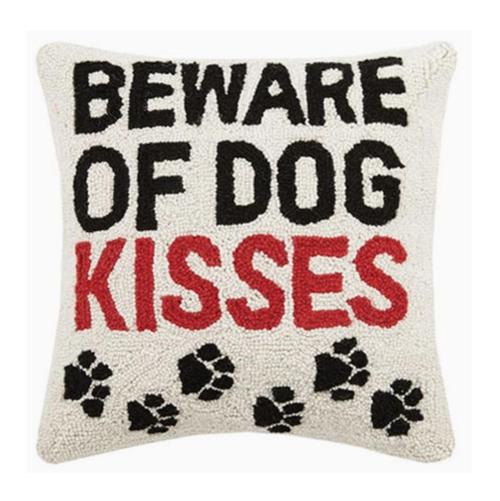 Beware of Kisses Hook Pillow