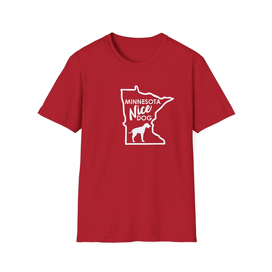 MN "Nice Dog" T-Shirt - Heather Red
